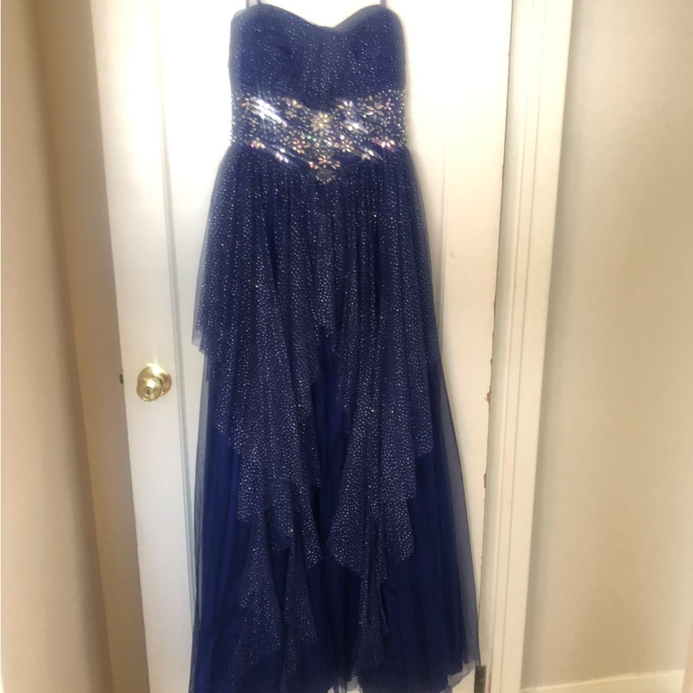 Roberta Bridal Royal Blue Sequin Dress